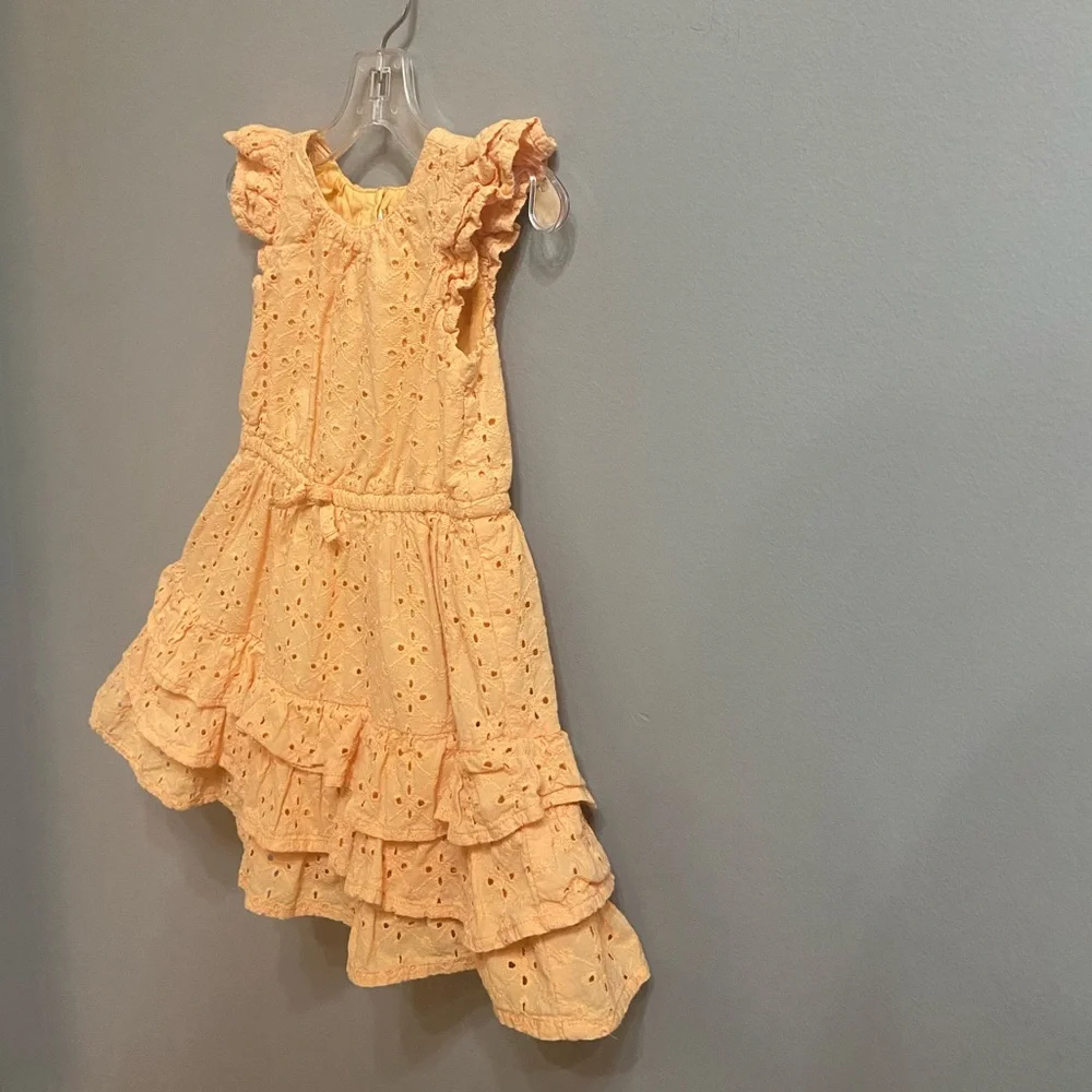 Rachel Zoe X Janie and Jack Eyelet Tiered Ruffle Dress, Size 2T